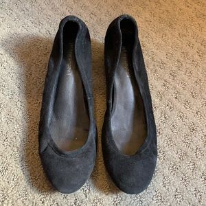 Jeffrey Campbell Black Suede Ballet Heel